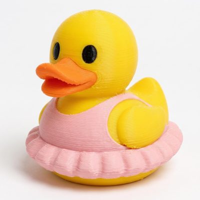 Ballet Dancer Duck Collectible Figurine - Unique Desk Decor for Adults – 3D Printed in Canada