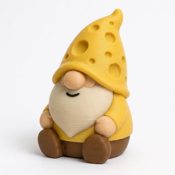 Cheese Wheel Gnome Figurine