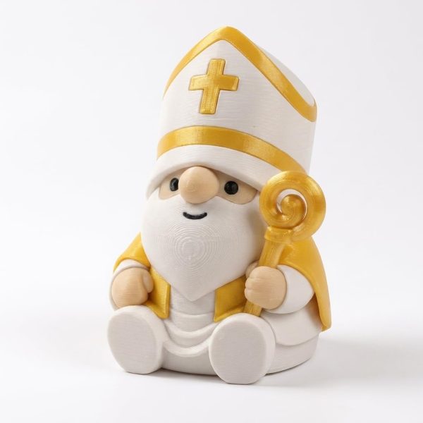 Pope Gnome Figurine