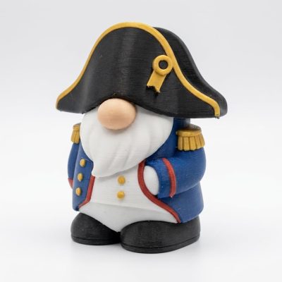 Napoleon Bonaparte Gnome Buddy Collectible Figurine - Unique Desk Decor for Adults – 3D Printed in Canada