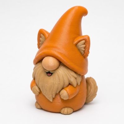 Pomeranian Gnome Buddy Collectible Figurine - Unique Desk Decor for Adults – 3D Printed in Canada