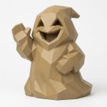 Wood Carved Friendly Ghost Collectible Figurine - Unique Desk Decor for Adults 3D Printed in Canada - 3D Printed in Canada (Classic Birch)