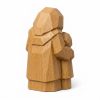 Figurine d'aîné sculptée façon bois