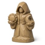Wood Carved Between Worlds Collectible Figurine - Unique Desk Decor for Adults 3D Printed in Canada - 3D Printed in Canada (Classic Birch)