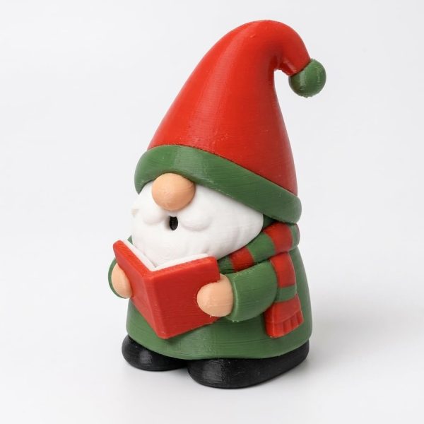 Figurine de gnome chanteur de Noël