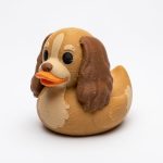 Cocker Spaniel Duck Collectible Figurine - Unique Desk Decor for Adults – 3D Printed in Canada