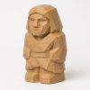 Figure ancestrale sculptée style bois