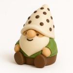 Cannoli Gnome Collectible Figurine - Unique Desk Decor for Adults – 3D Printed in Canada