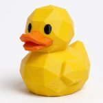 Low-Poly Duck Collectible Figurine - Unique Desk Decor for Adults – 3D Printed in Canada