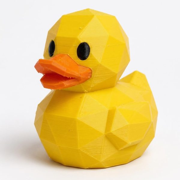 Low-Poly Duck Figurine