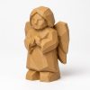 Ange du voyage protecteur sculpté façon bois