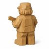 Figurine de musicien sculpté façon bois