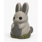 Runestone Bunny Collectible Figurine - Unique Desk Decor for Adults – 3D Printed in Canada