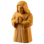 Wood Carved Keeper of Peace Figurine in Ochre Yellow Finish - 3D Printed in Canada (Ochre Yellow)