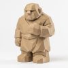 Figurine sculptée bois Gentil géant