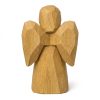 Ange de la présence tranquille sculpté