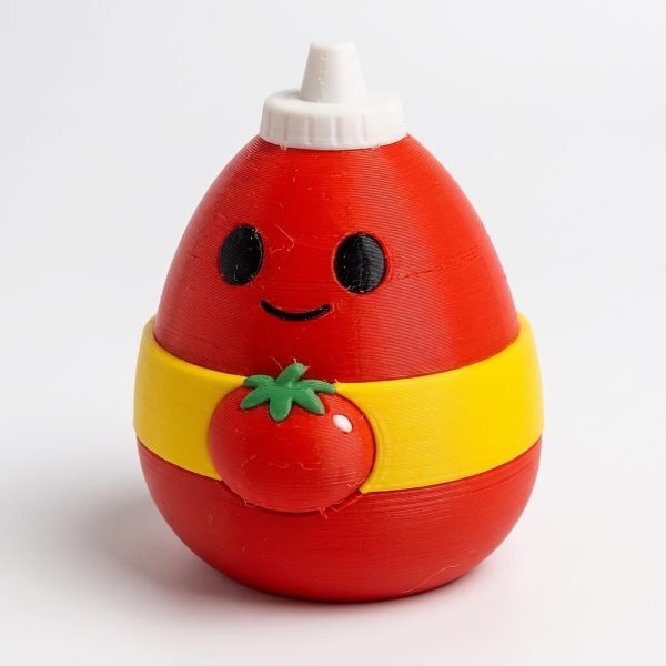 Figurine œuf ketchup