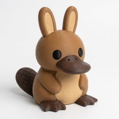 Platypus Bunny Collectible Figurine - Unique Desk Decor for Adults – 3D Printed in Canada