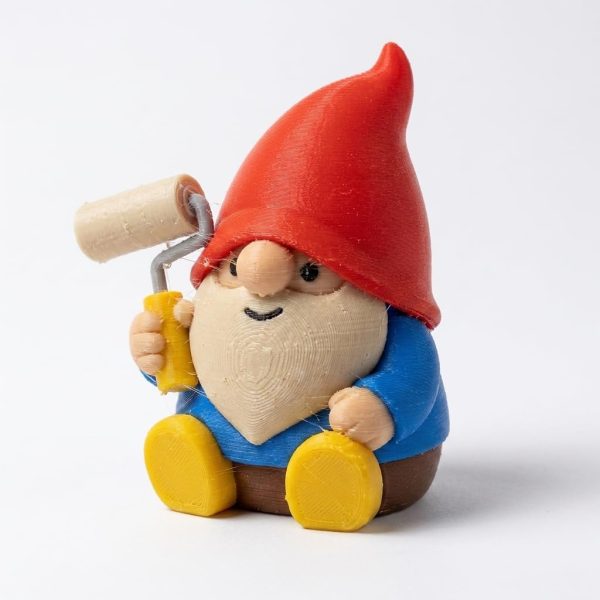 Paint Roller Gnome Figurine