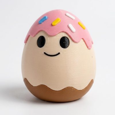 Donut Eggling Collectible Figurine - Unique Desk Decor for Adults – 3D Printed in Canada