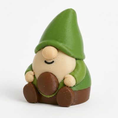 Avocado Gnome Collectible Figurine - Unique Desk Decor for Adults – 3D Printed in Canada