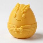 Wheat Eggling Collectible Figurine - Unique Desk Decor for Adults – 3D Printed in Canada