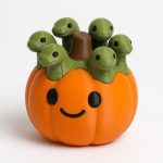 6-Headed Serpent Pumpkin Collectible Figurine - Unique Desk Decor for Adults – 3D Printed in Canada