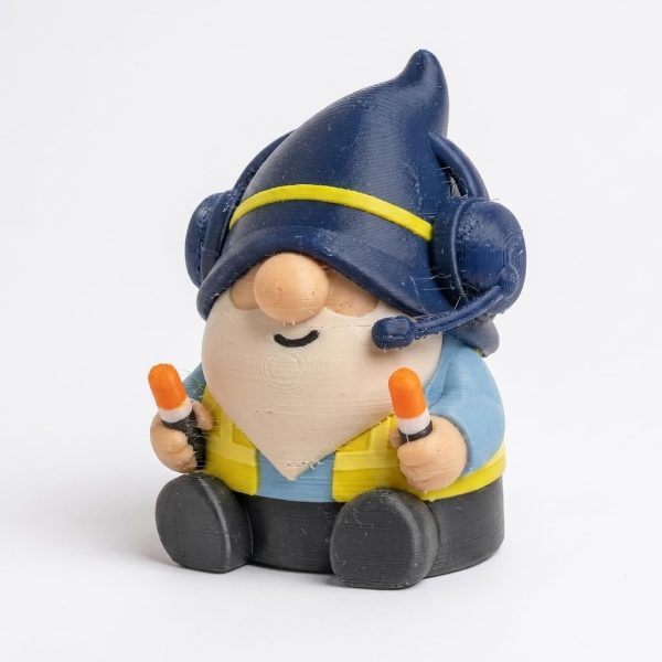 Gnome contrôleur aérien