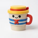 Gondolier Coffee Cup Collectible Figurine - Unique Desk Decor for Adults – 3D Printed in Canada