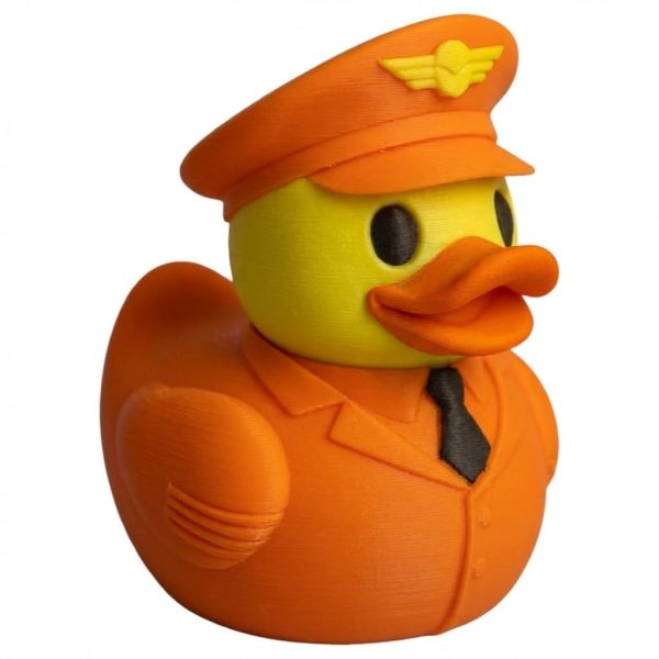 Pilot Duck Figurine