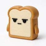 Unimpressed Toast Collectible Figurine - Unique Desk Decor for Adults – 3D Printed in Canada