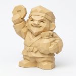 Wood-Carved-Like Lucky Spirit Figurine in White Oak Finish - 3D Printed in Canada (White Oak)