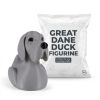 Lot de figurines de canards races de chiens