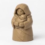 Wood Carved-Like Protective Charm Figurine - Unique Desk Decor for Adults 3D Printed in Canada - 3D Printed in Canada (Classic Birch)