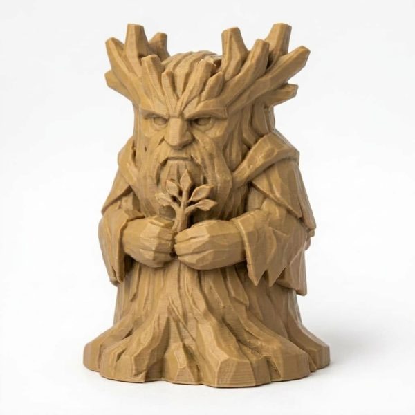 Wood Carved Tree Spirit Figurine