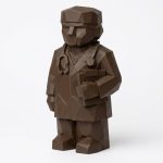 Wood Carved Doctor Collectible Figurine in Black Walnut Finish - 3D Printed in Canada (Black Walnut)