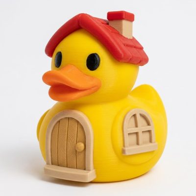 First Home Duck Collectible Figurine - Unique Desk Decor for Adults – 3D Printed in Canada