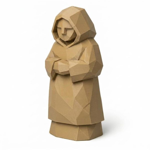 Figurine Veilleur paisible sculptée