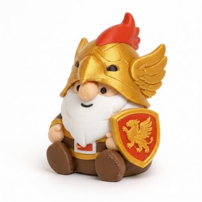 Griffin Gnome Collectible Figurine - Unique Desk Decor for Adults – 3D Printed in Canada