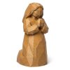 Figurine Espoir sculptée bois