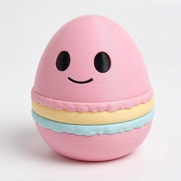 Figurine œuf Macaron