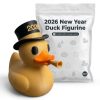Lot de figurines Canard kayakiste du Nouvel An