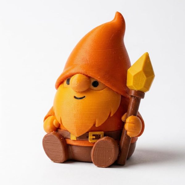 Amber Gnome Figurine