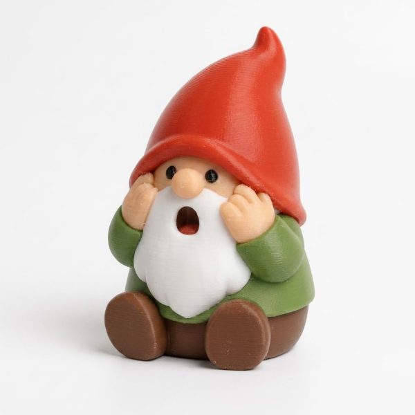 Surprised Gnome Figurine