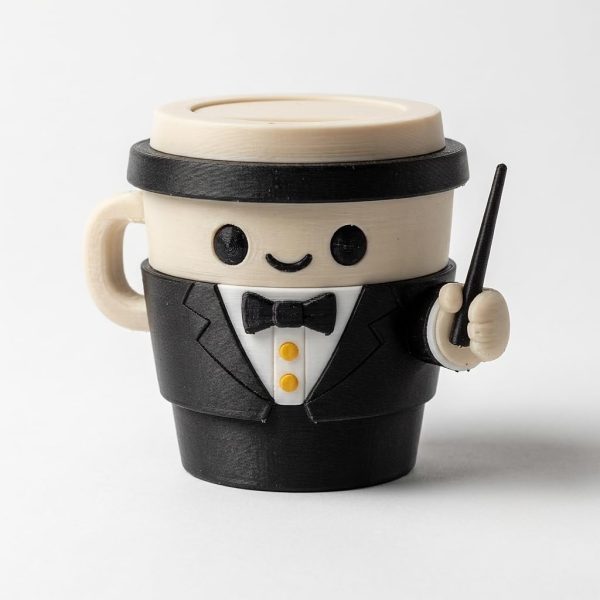 Orchestra Conductor Coffee Figurine