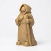 Figurine sculptée bois Trouver son chemin