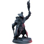 Gothic Vampire Hunter Collectible Figurine - Detailed Dark Fantasy Desk Accent for Home or Office Decor - 3D Printed in Canada