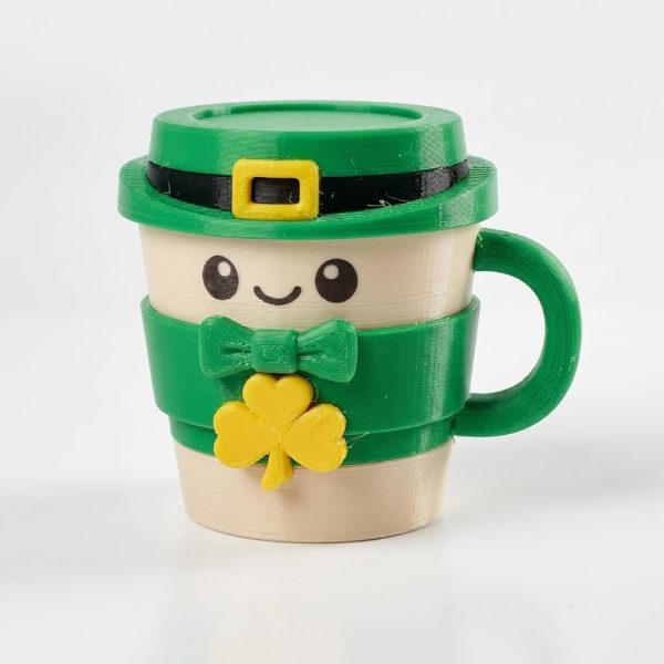 Figurine tasse à café Saint-Patrick