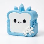 Ice Crystal Toast Collectible Figurine - Unique Desk Decor for Adults – 3D Printed in Canada