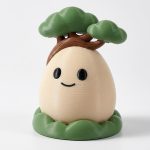Bonsai Tree Eggling Collectible Figurine - Unique Desk Decor for Adults – 3D Printed in Canada